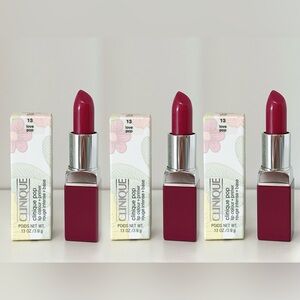 3 x Clinique Chubby Pop Lipstick - 13 Love Pop (Berry Pink)
